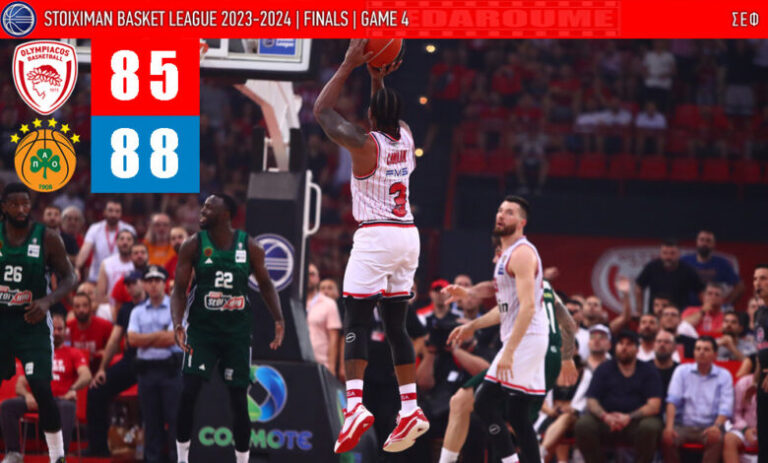 Αδίκησε τον εαυτό του: Ολυμπιακός 85 – Παναθηναϊκός 88